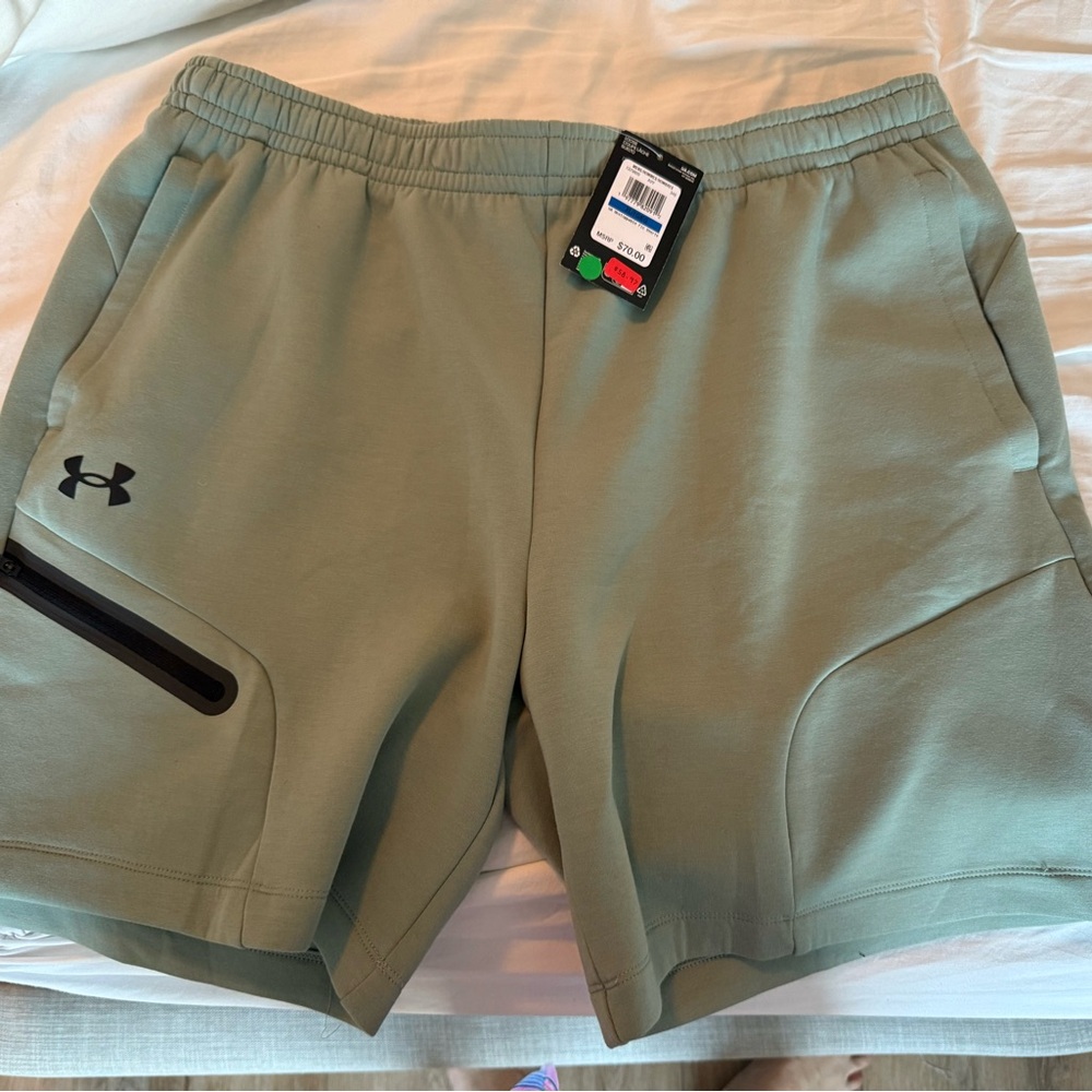 Under Armour Men's Olive Athletic Shorts